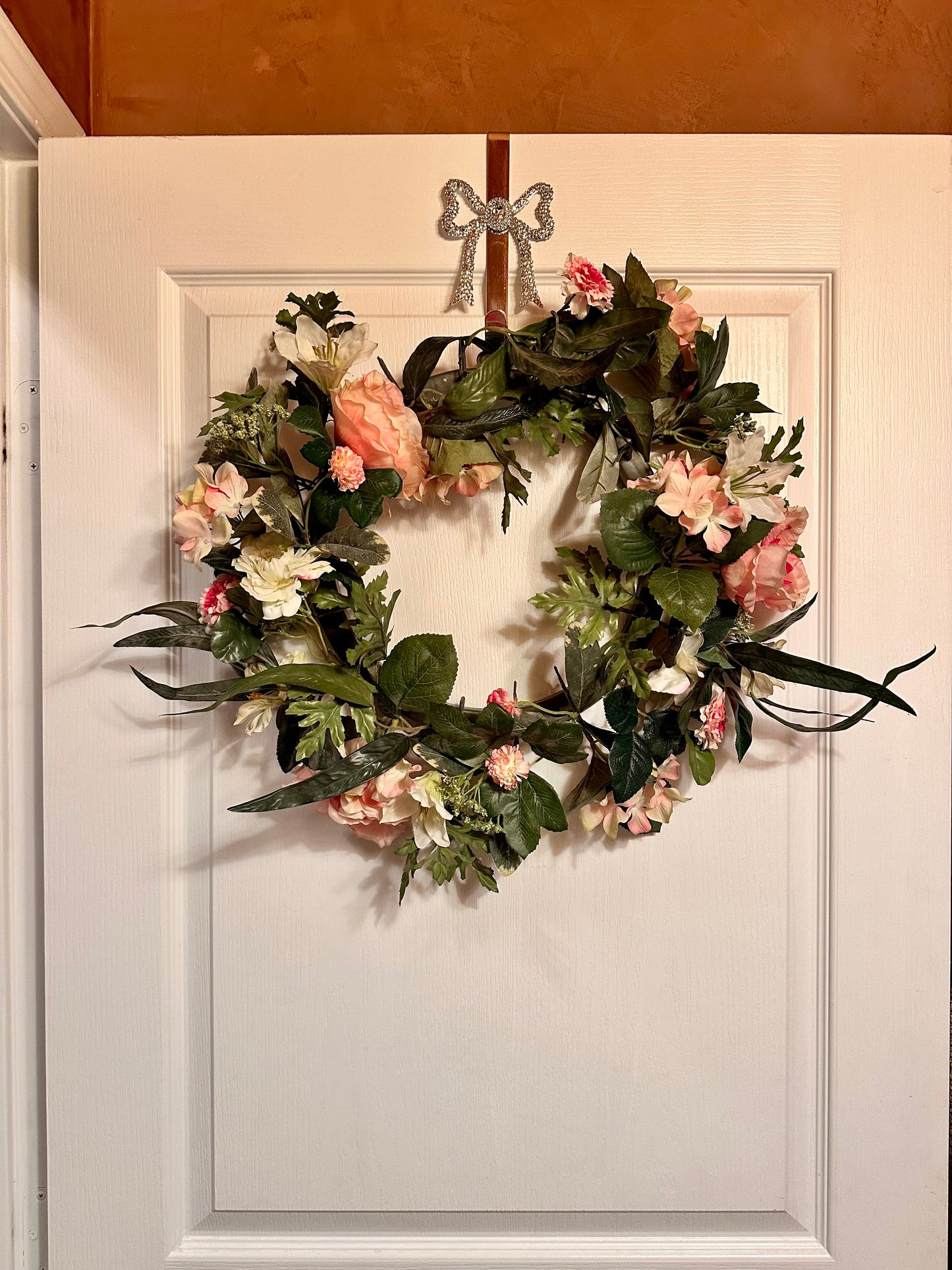 Embellished Bow Wreath Hanger