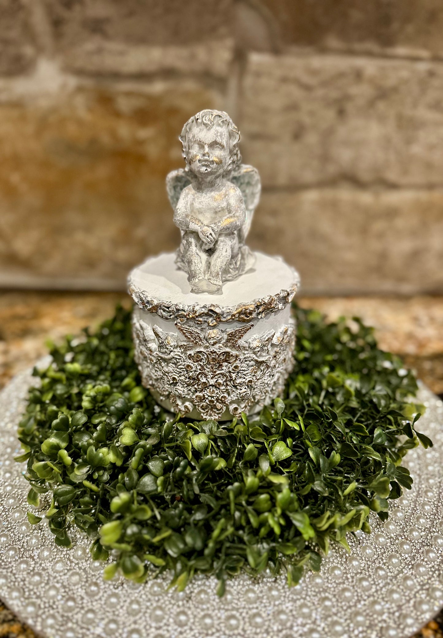 Angel Cherub Scented Candle