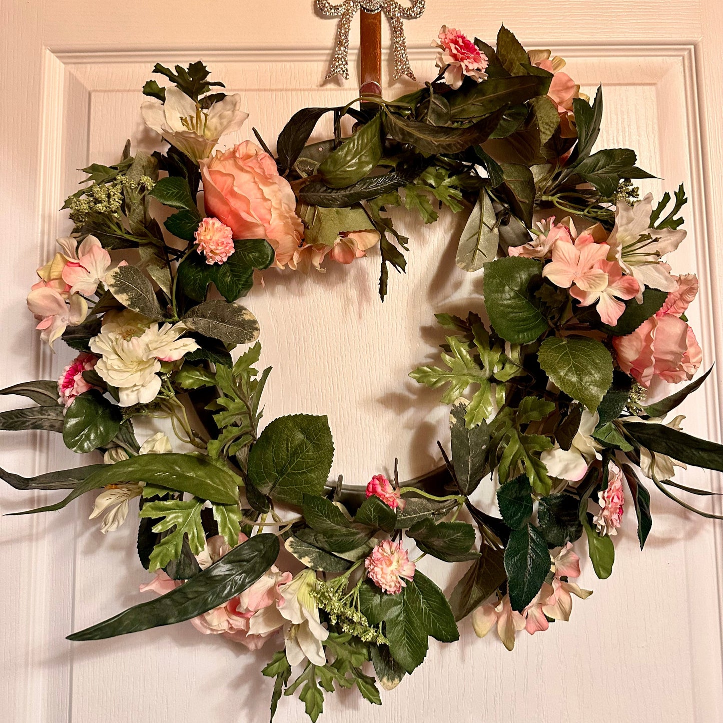 Embellished Bow Wreath Hanger