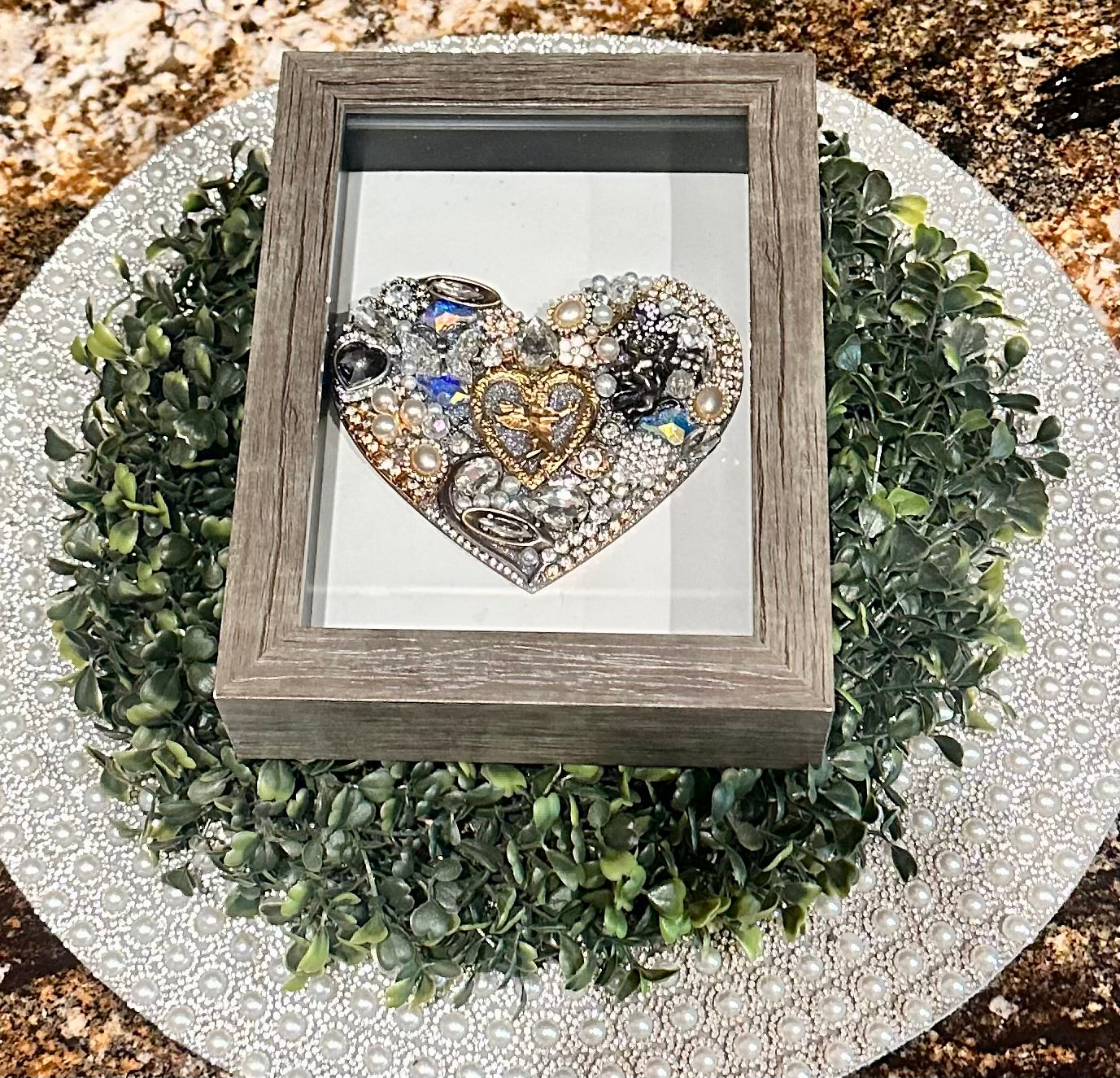 Decorative Heart Shadow Box