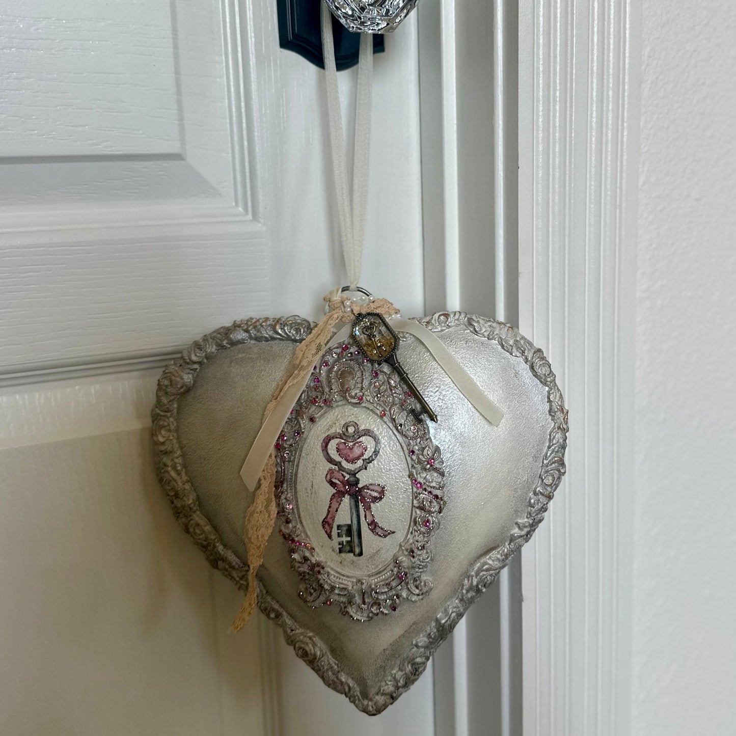 Hanging Embellished Heart