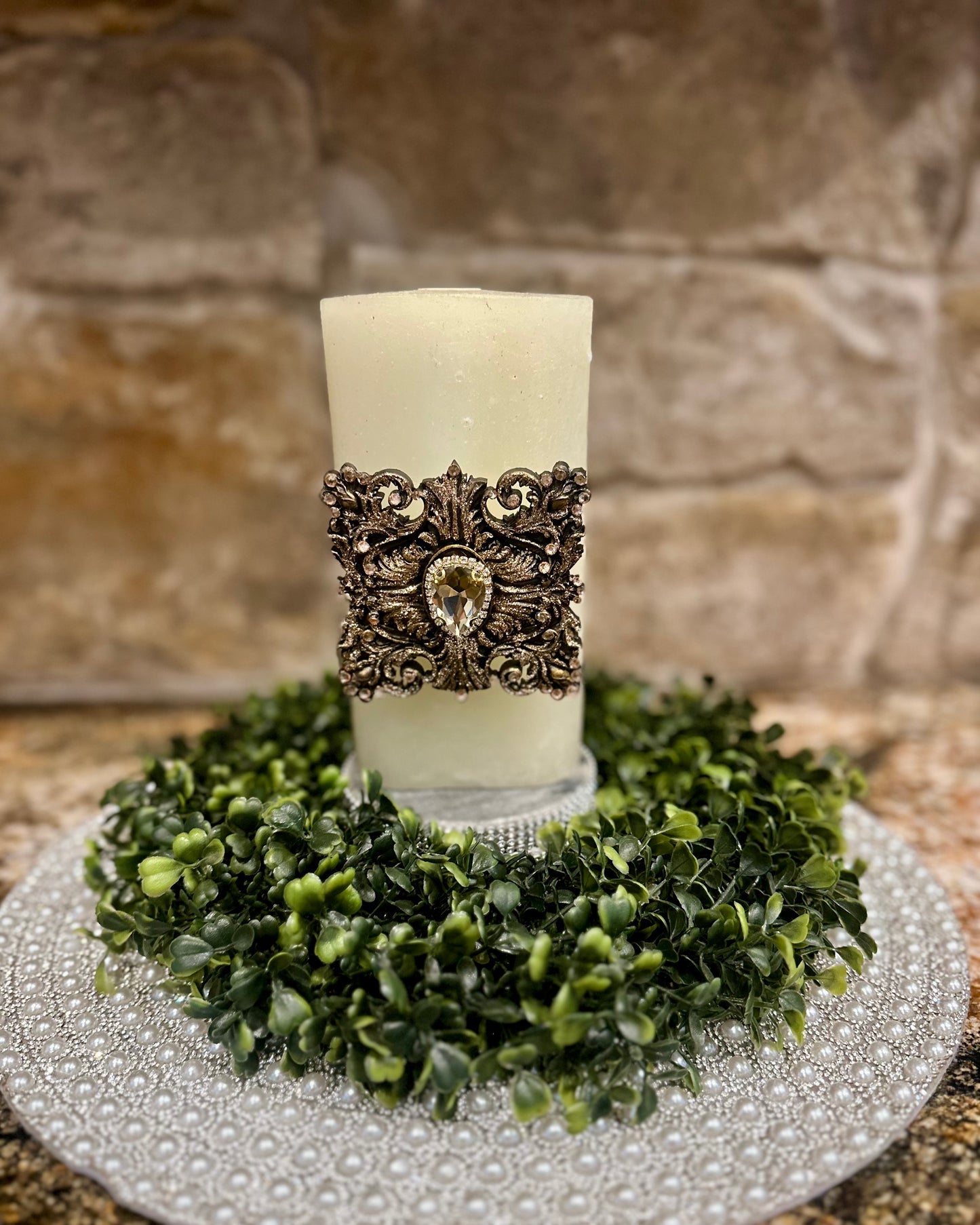 Ornate Scroll Pin