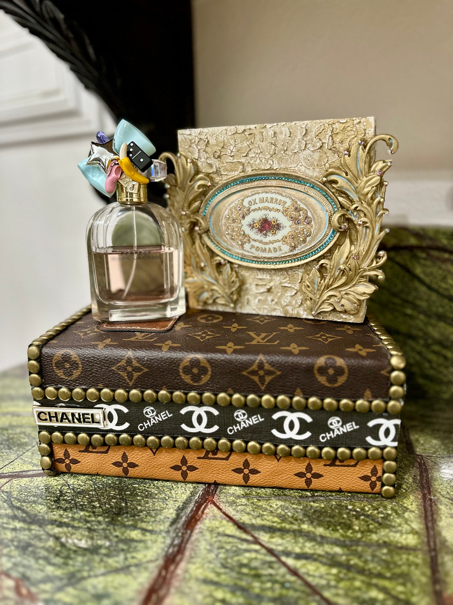 Decorative Floral Wooden Square