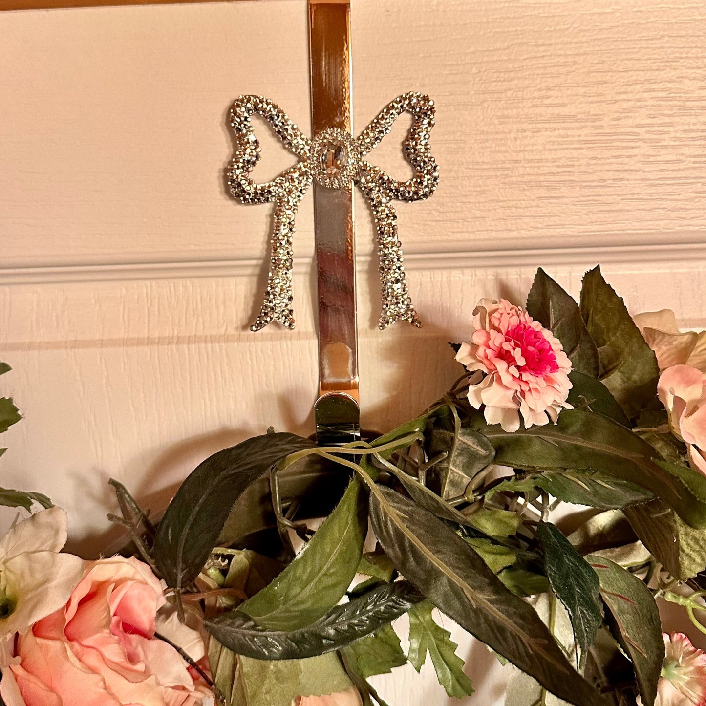 Embellished Bow Wreath Hanger