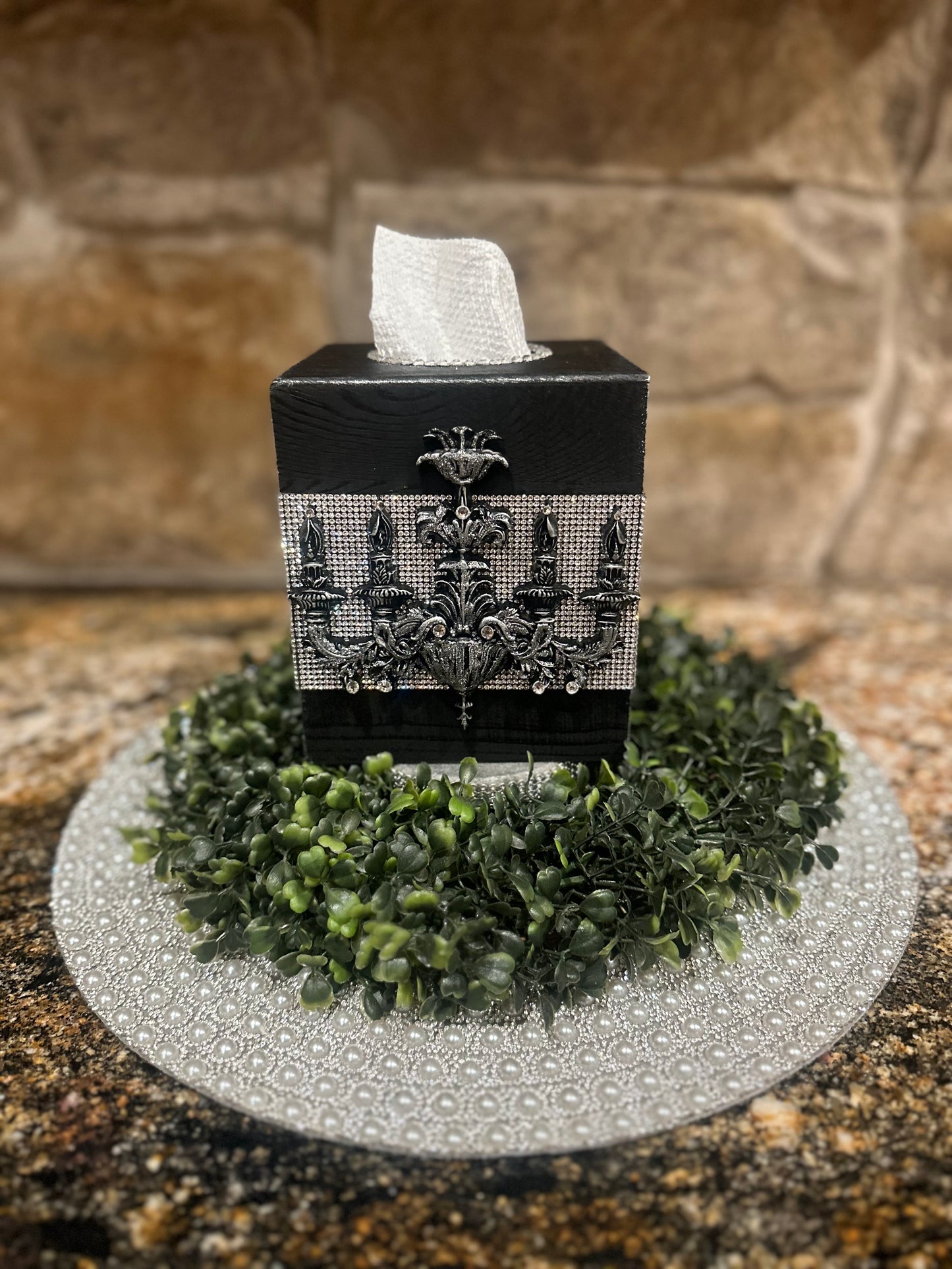 Chandelier Tissue Box