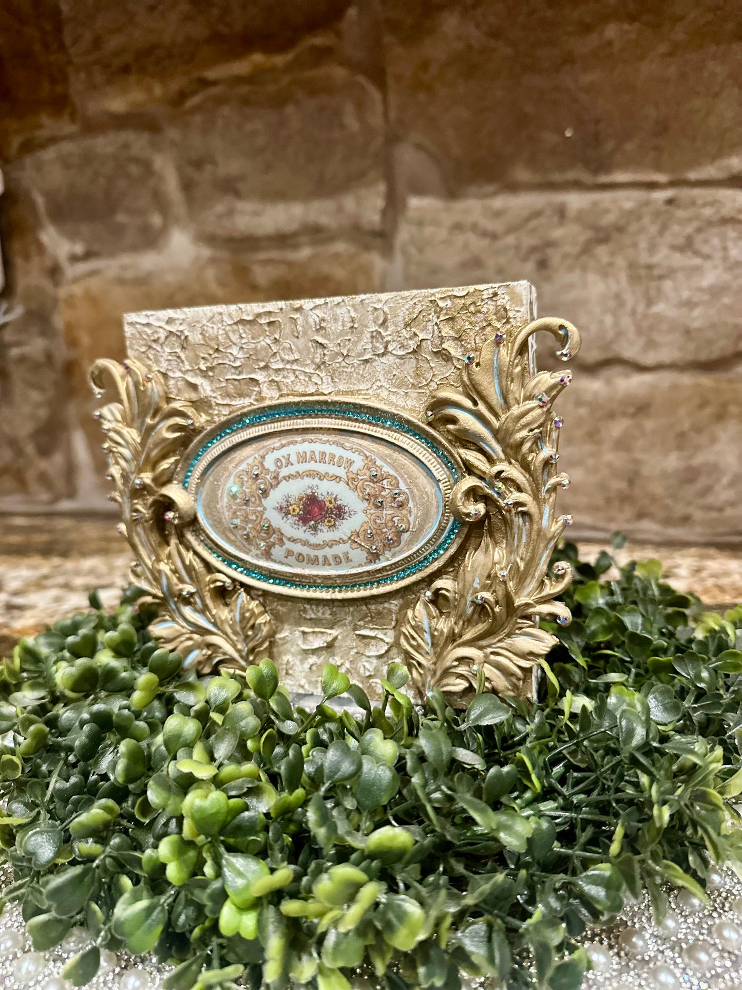 Decorative Floral Wooden Square
