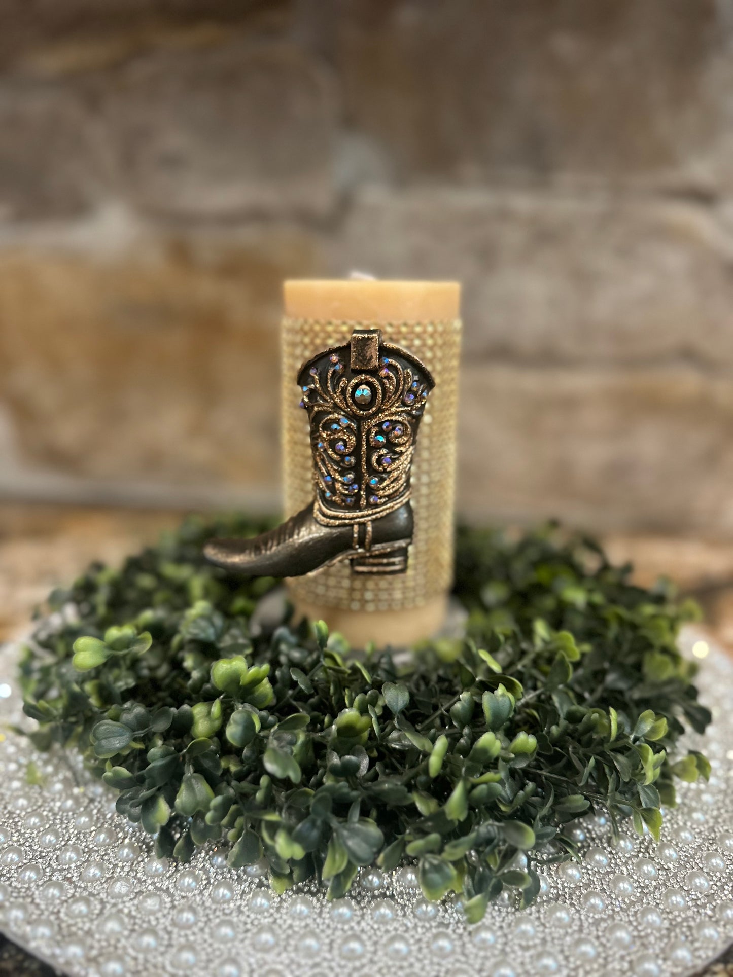 Western Boot Candle Pin, Cowgirl Boot Candle Pin