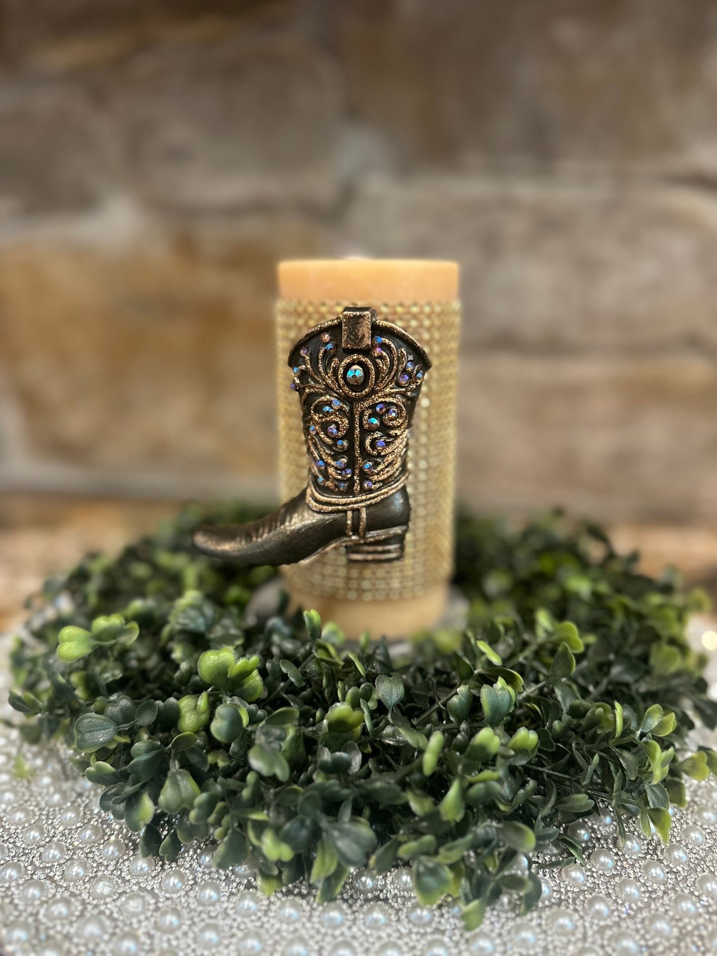 Western Boot Candle Pin, Cowgirl Boot Candle Pin