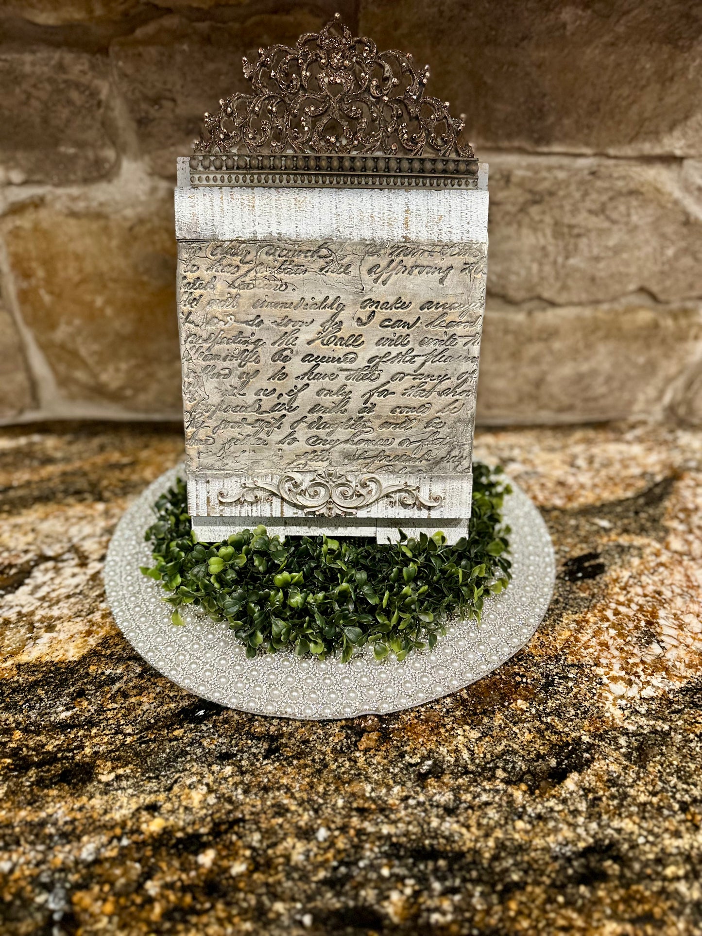 Old English Letter Decorative Plaque