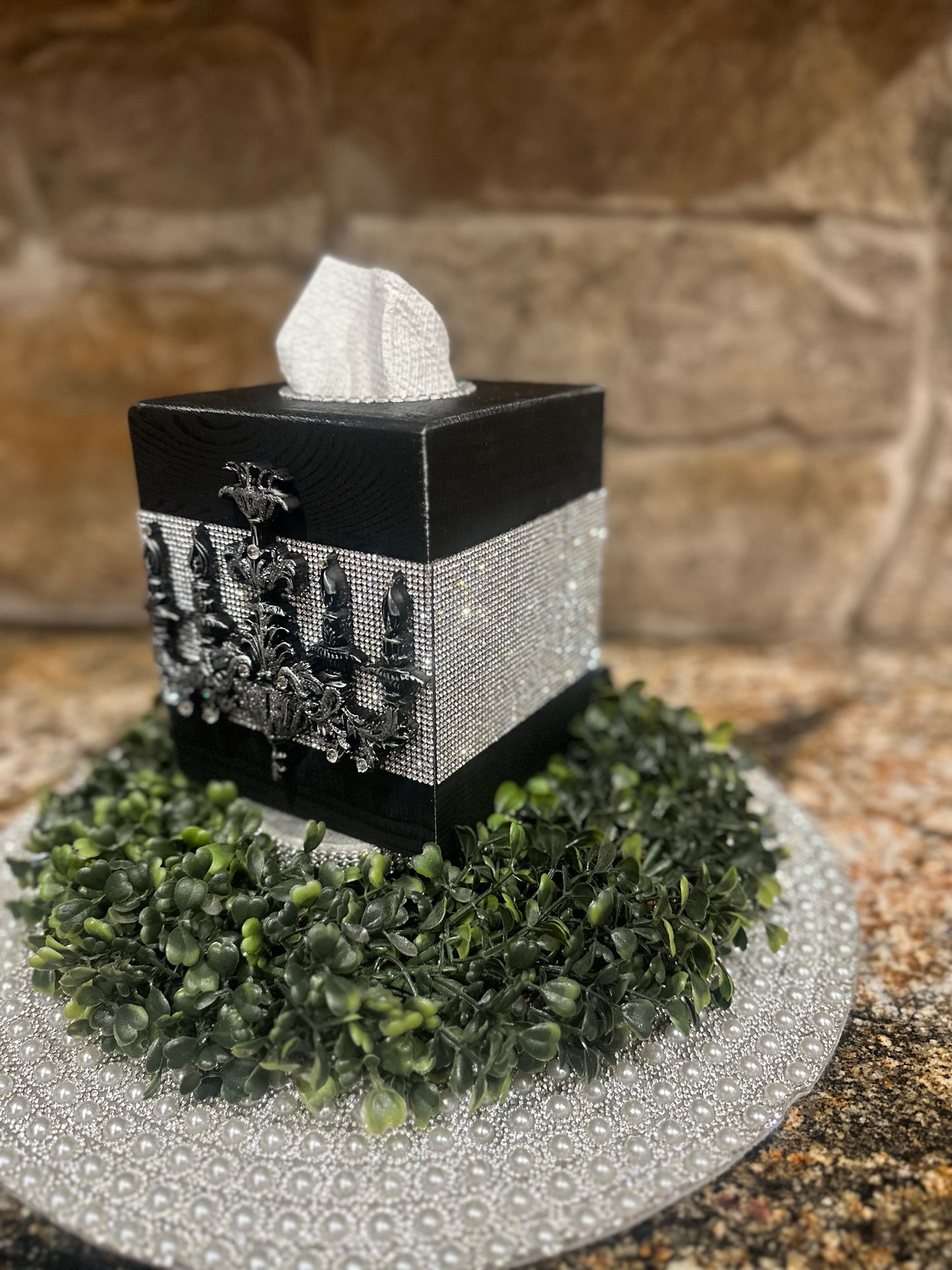 Chandelier Tissue Box