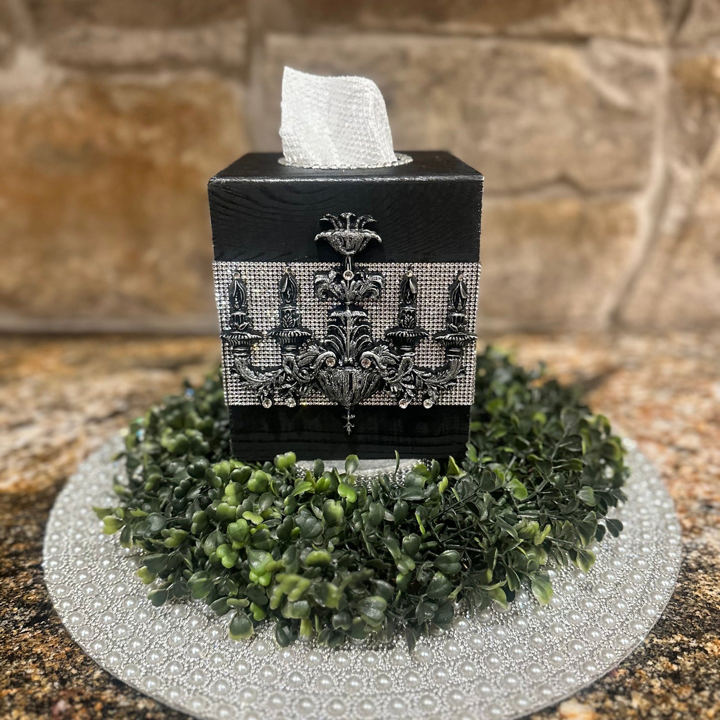 Chandelier Tissue Box