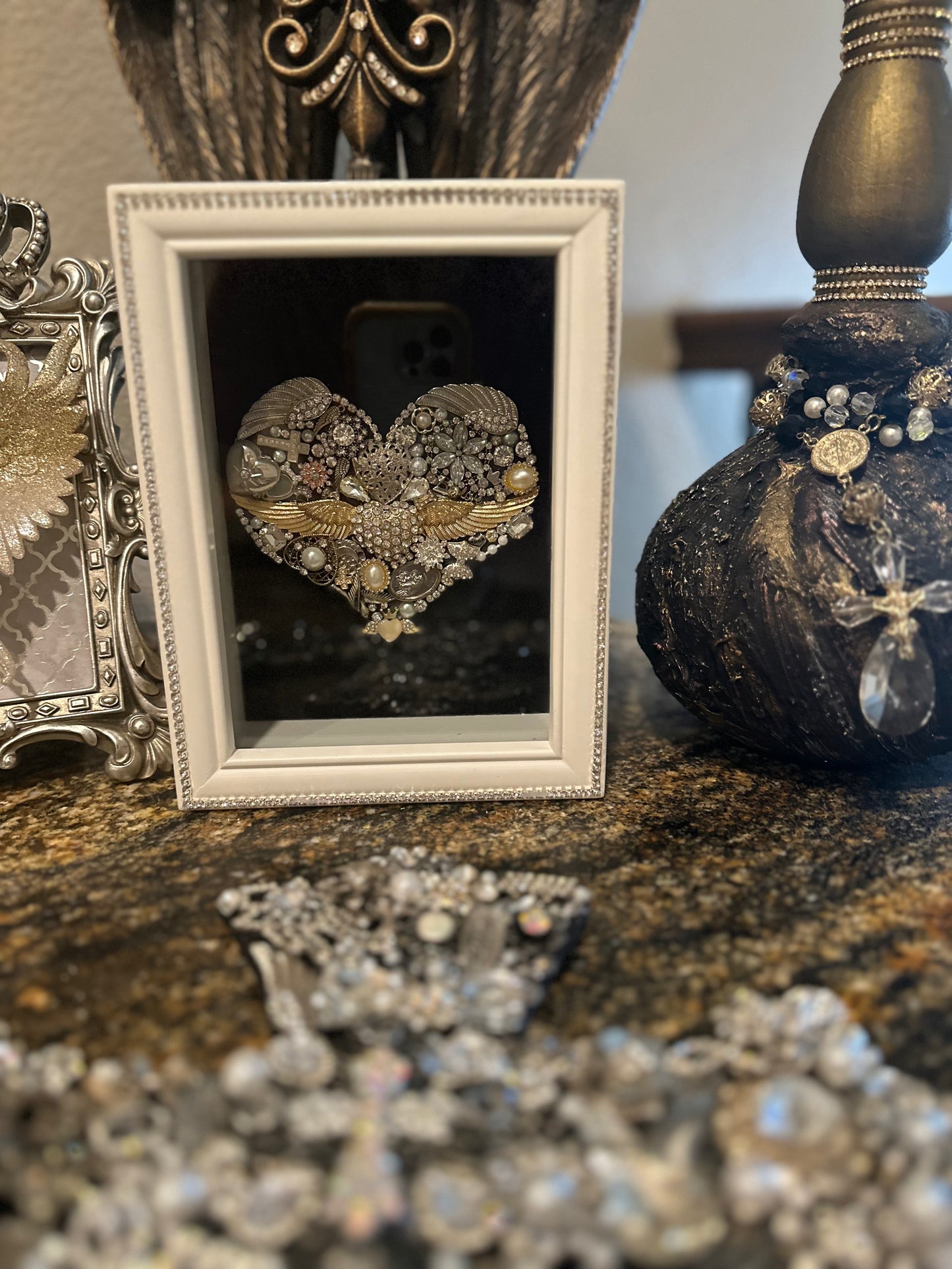 Decorative Heart Shadow Box