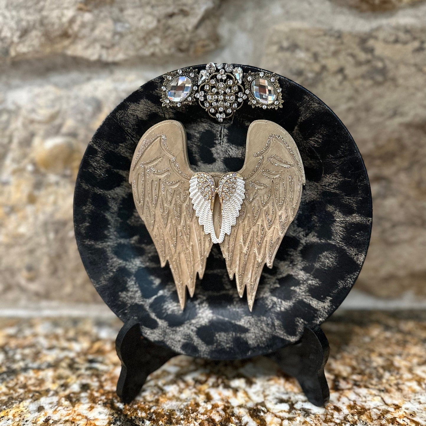 Decorative Angel Wing Plate