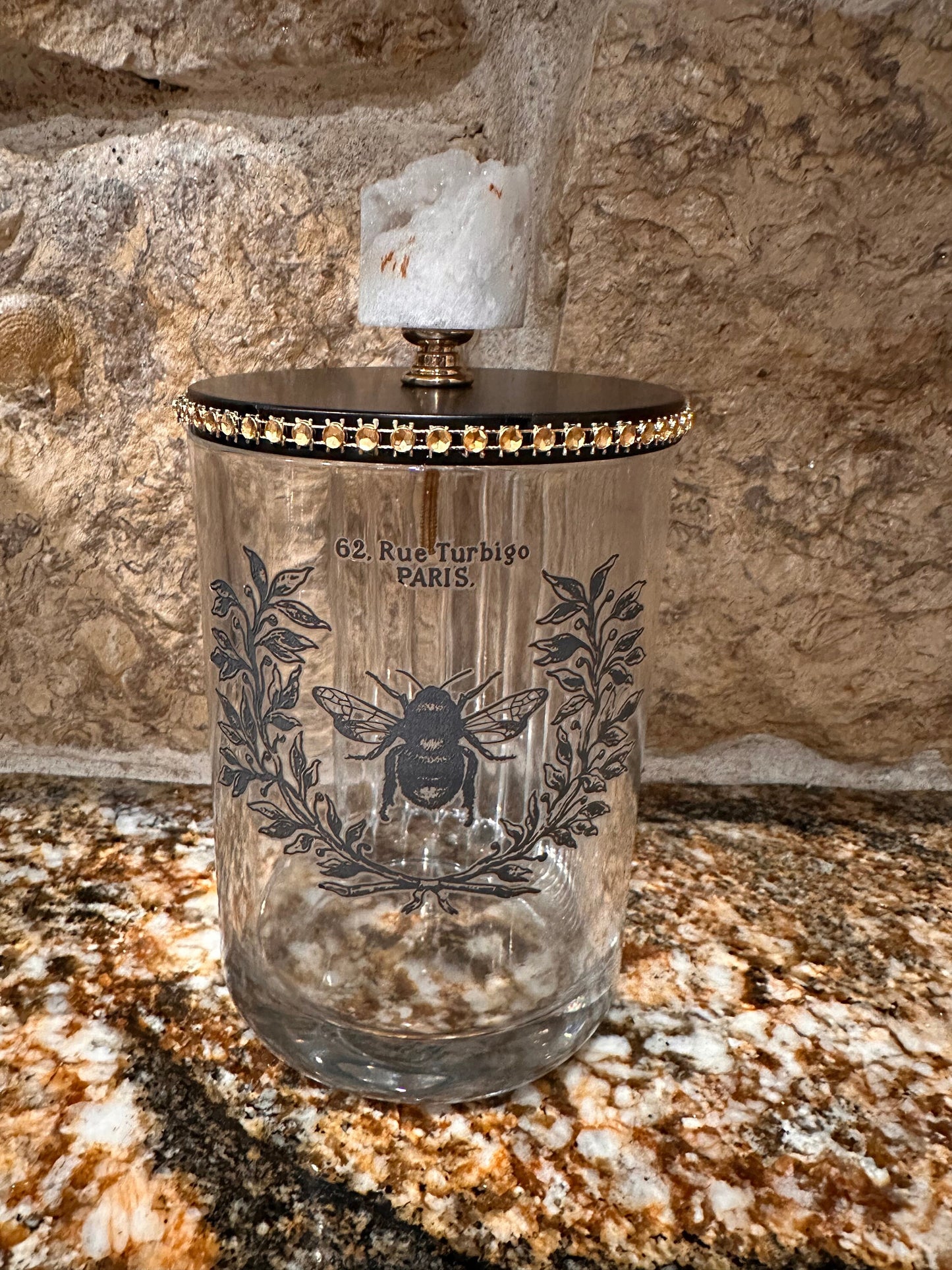 Queen Bee Canister Jar with Lid