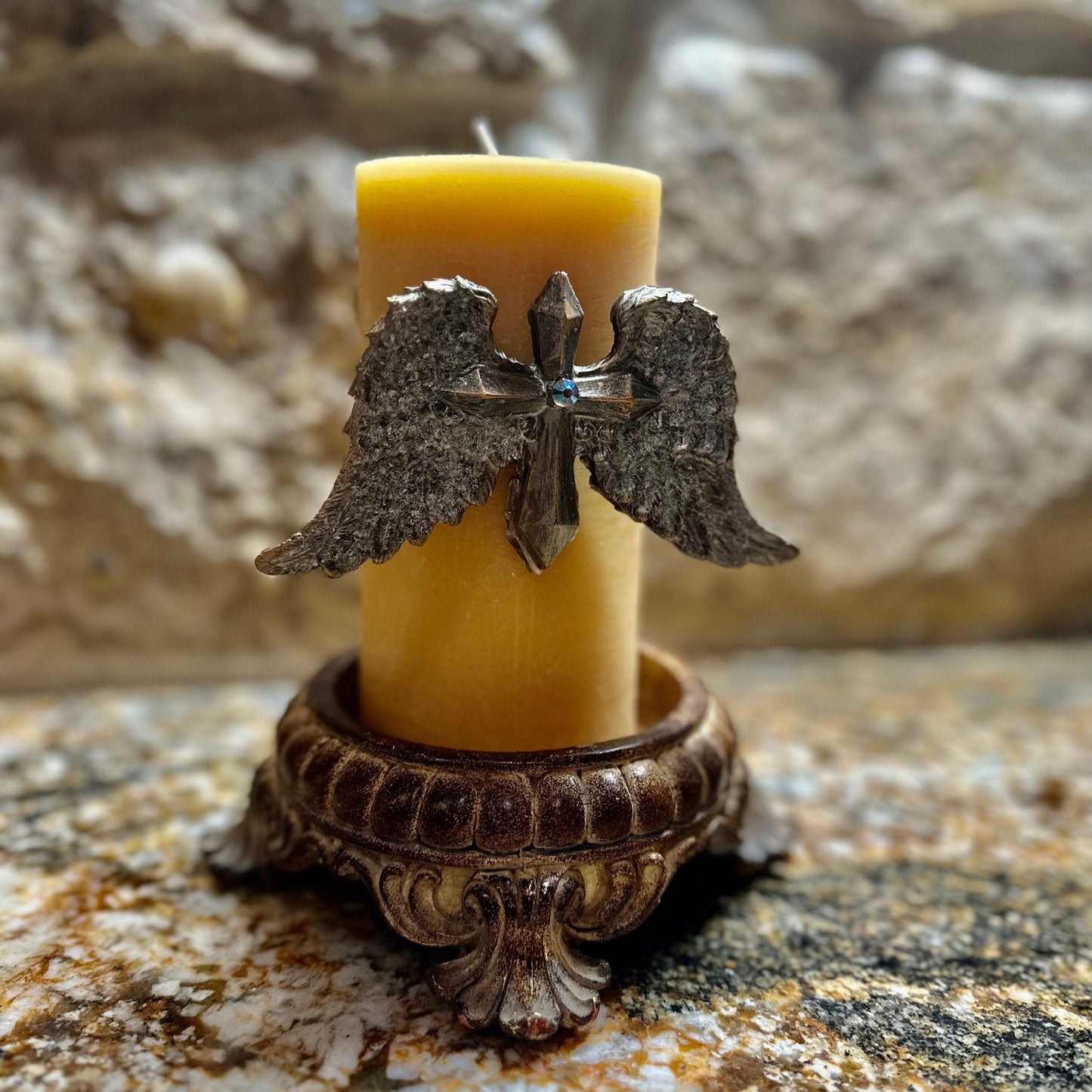 Angel Wings Candle Pin