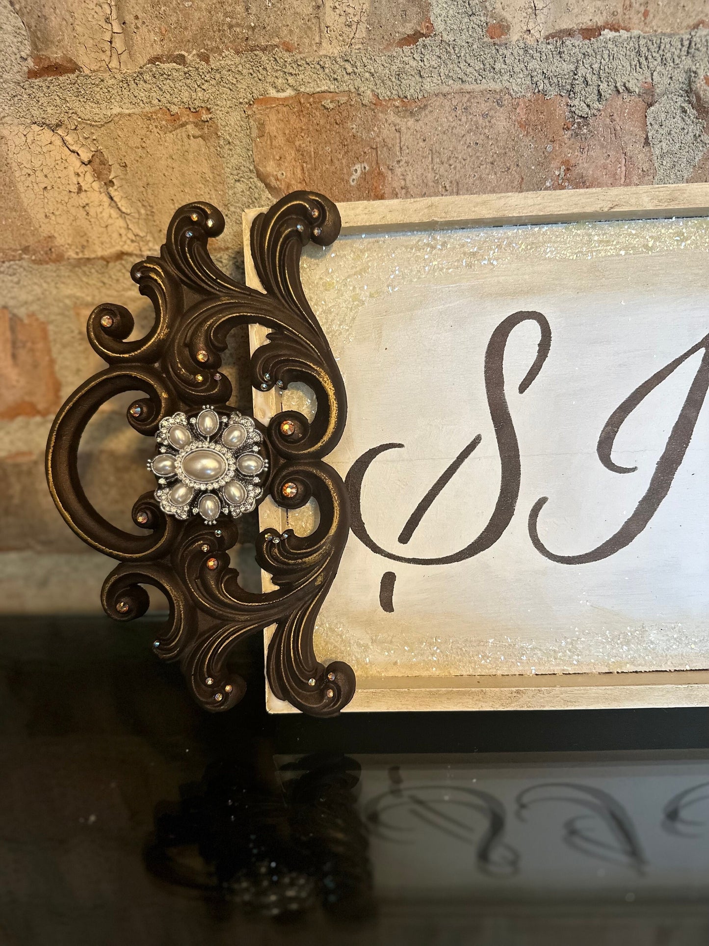 Decorative “GATHER” Plaque