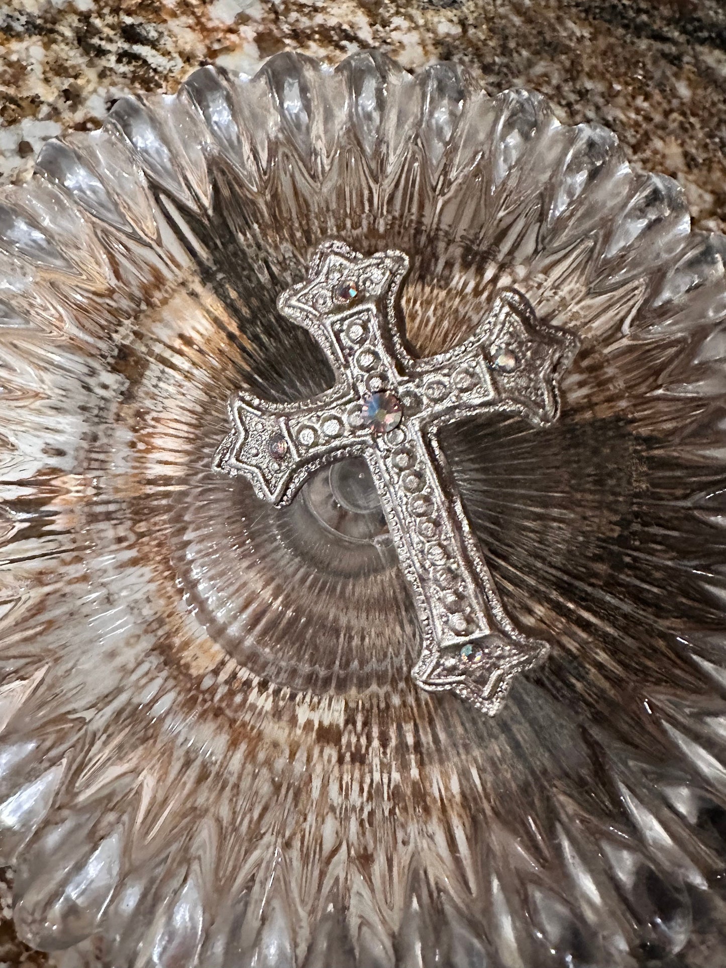 Gold|silver Cross Candle Pin