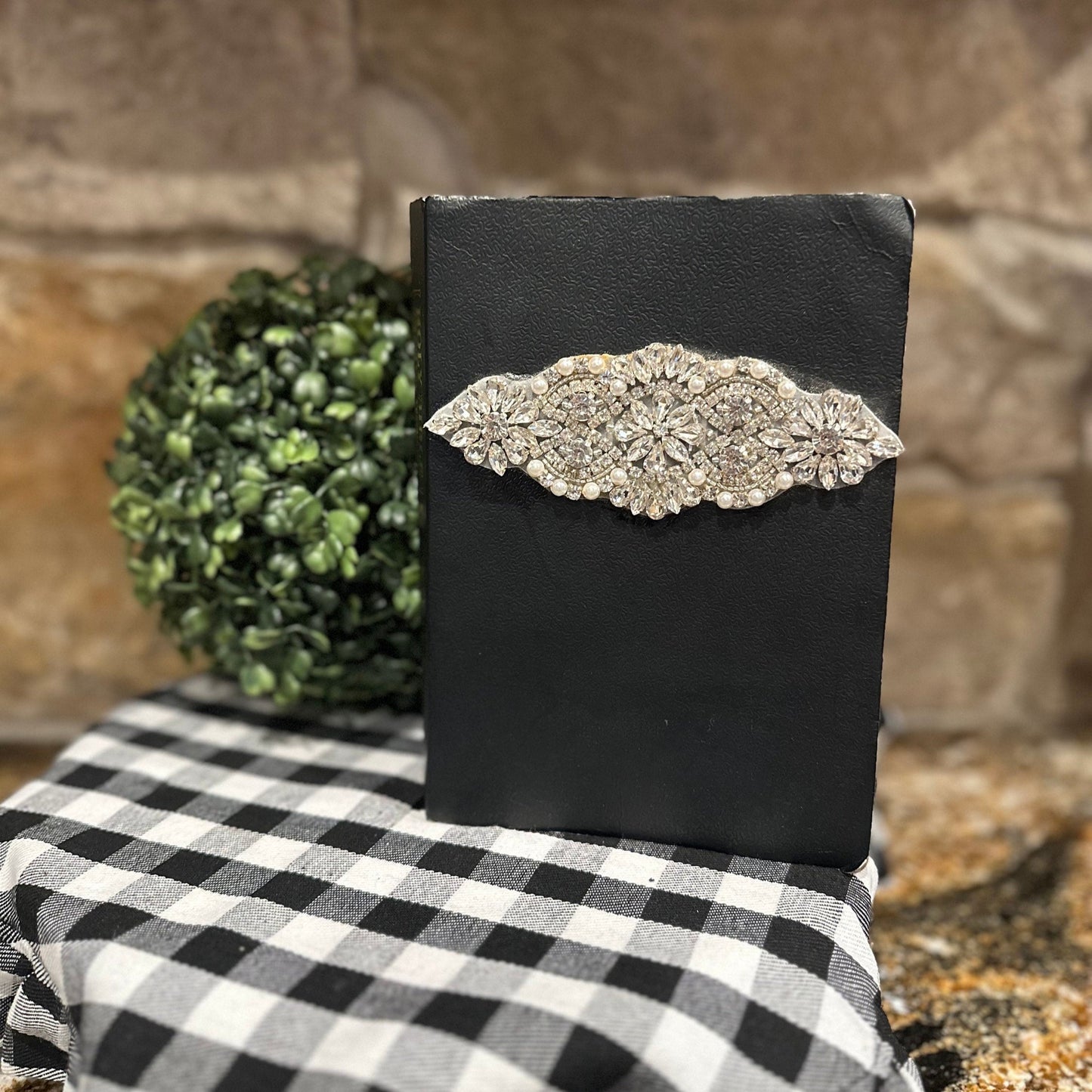 Vintage Embellished Holy Bible Old and New Testament