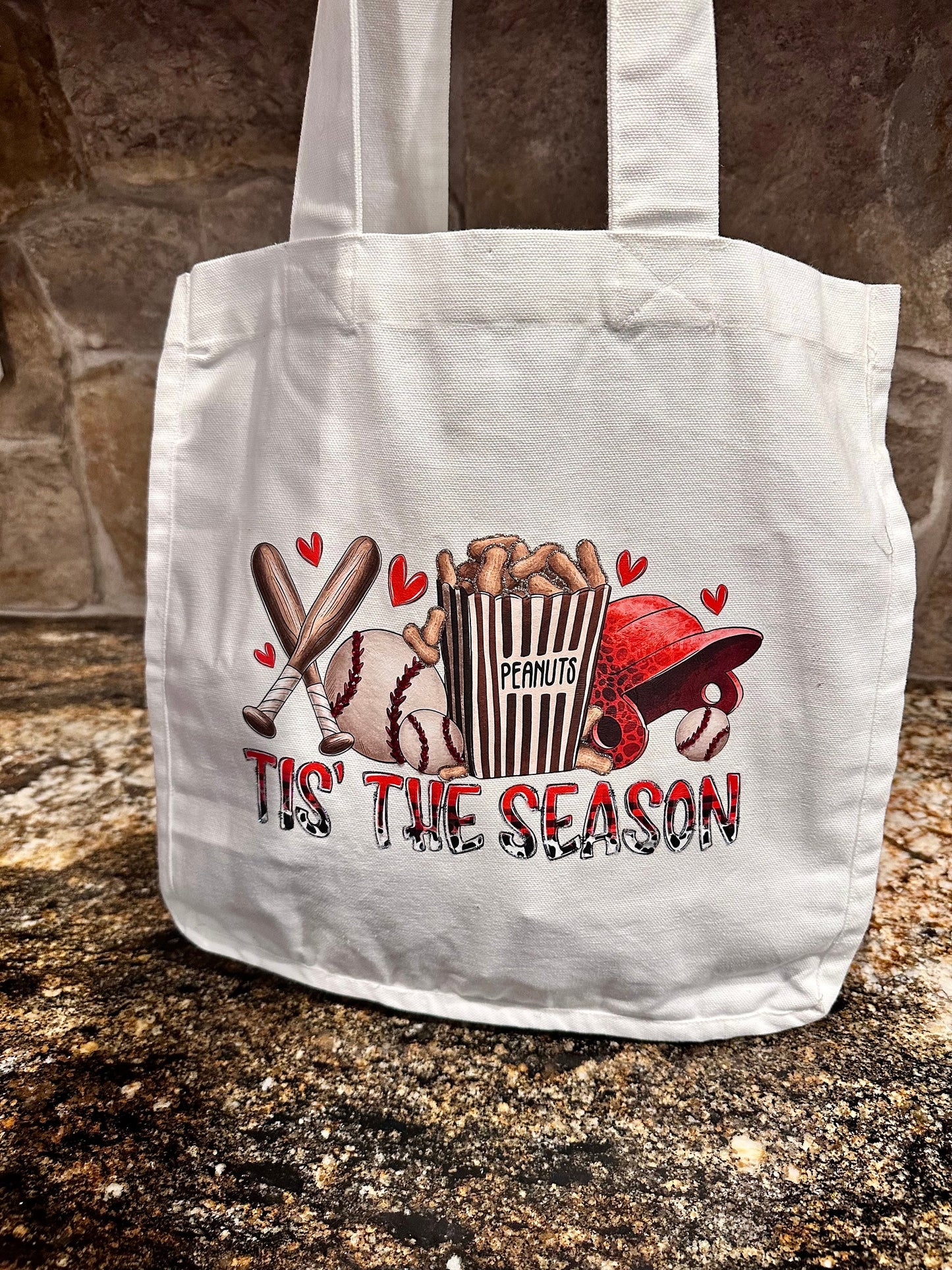 Baseball mom bag, baseball tote, baseball shoulder bag, baseball cotton tote, baseball team mom gift