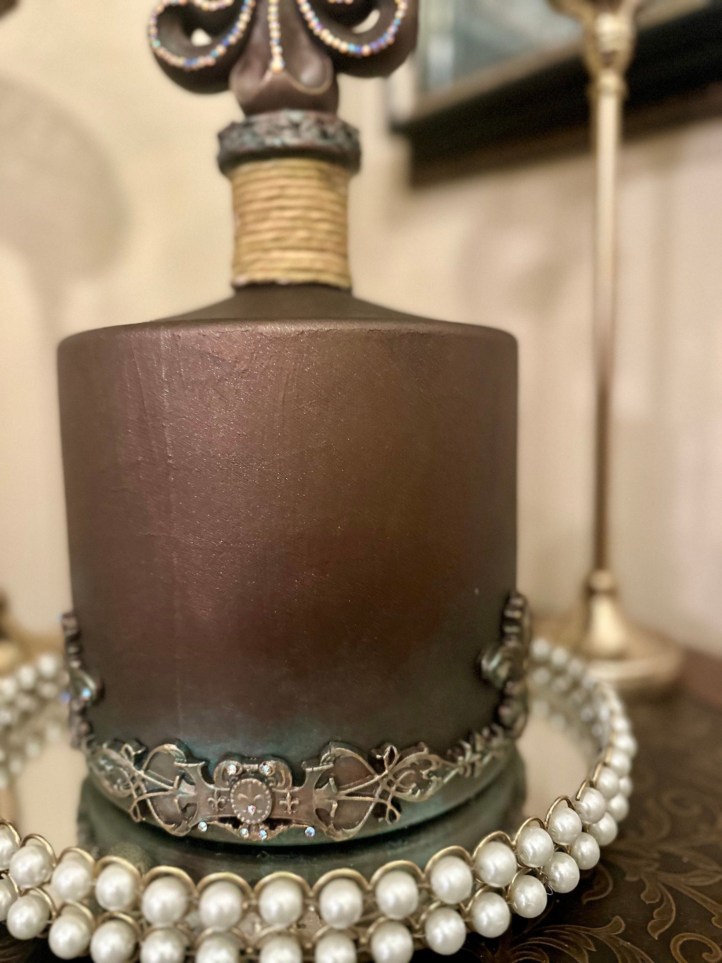 Fleur De Lis Bottle Jug