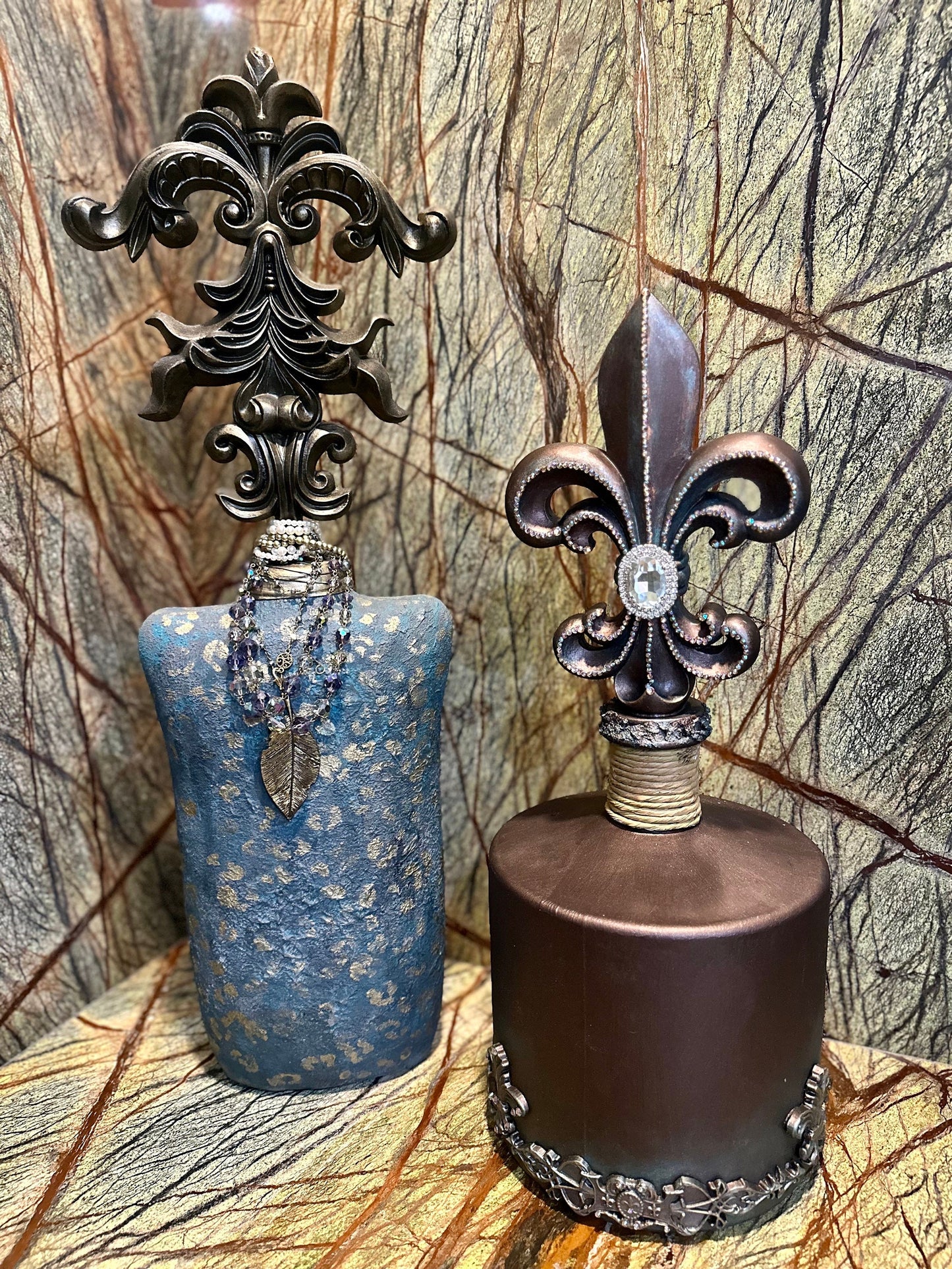 Fleur De Lis Bottle Jug
