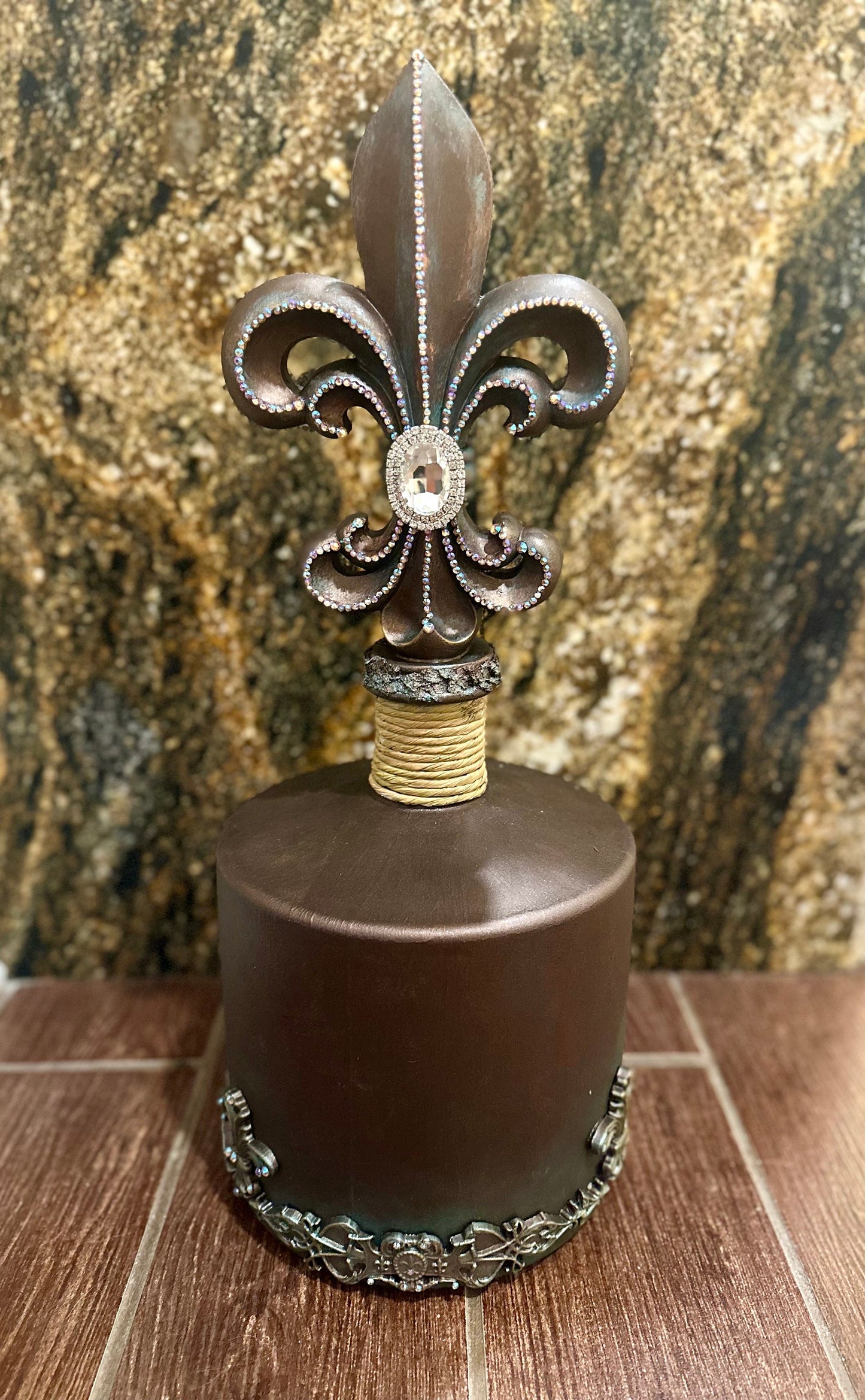 Fleur De Lis Bottle Jug