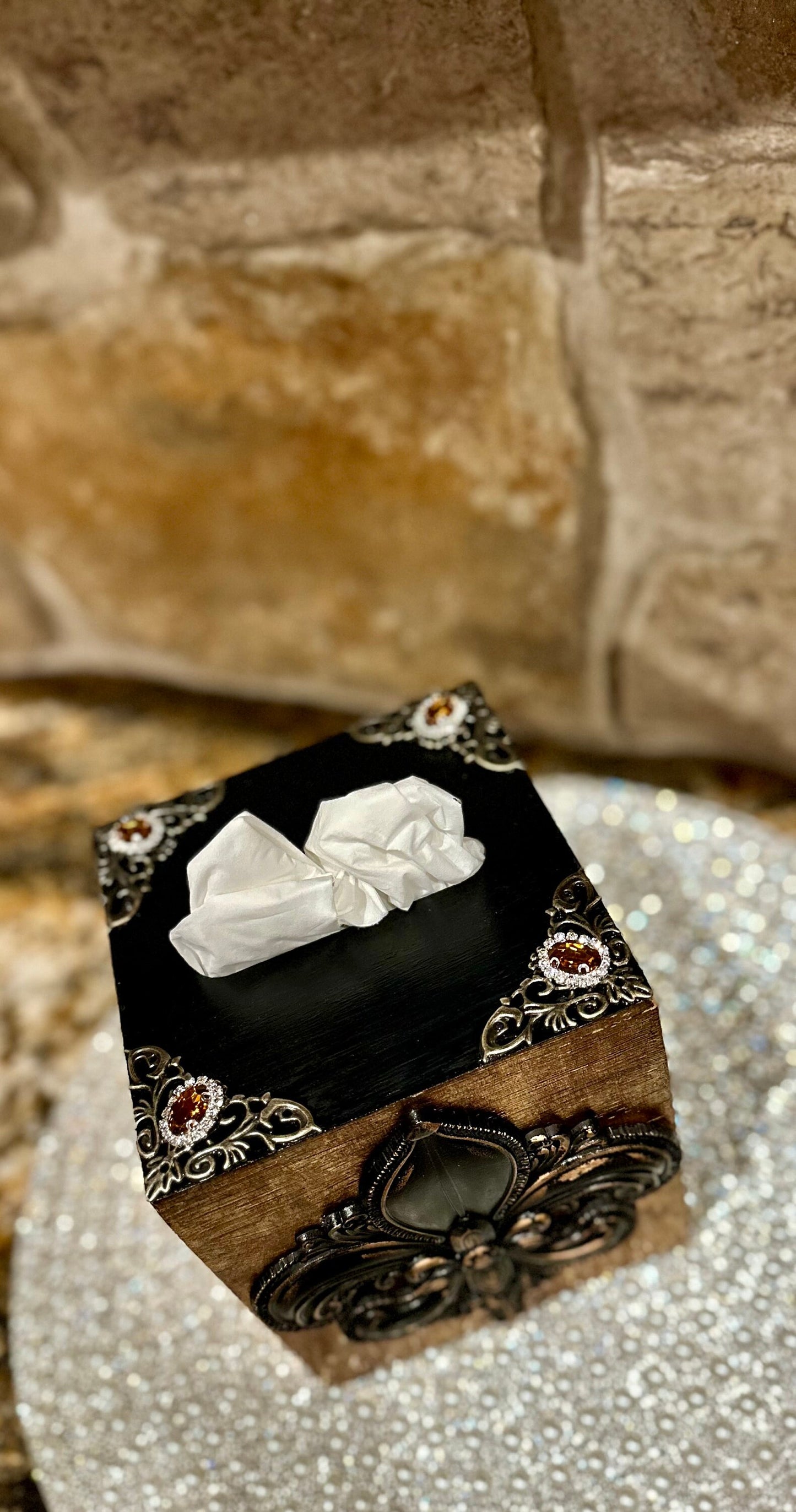 Embellished Tissue Box