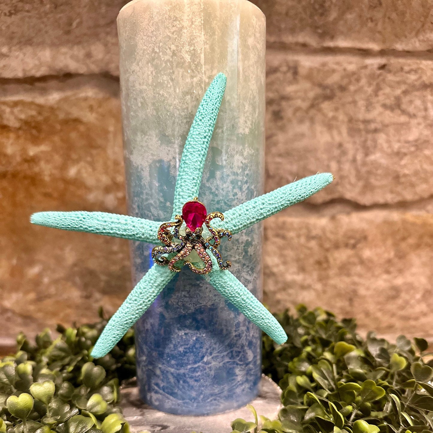 Starfish Candle Pin