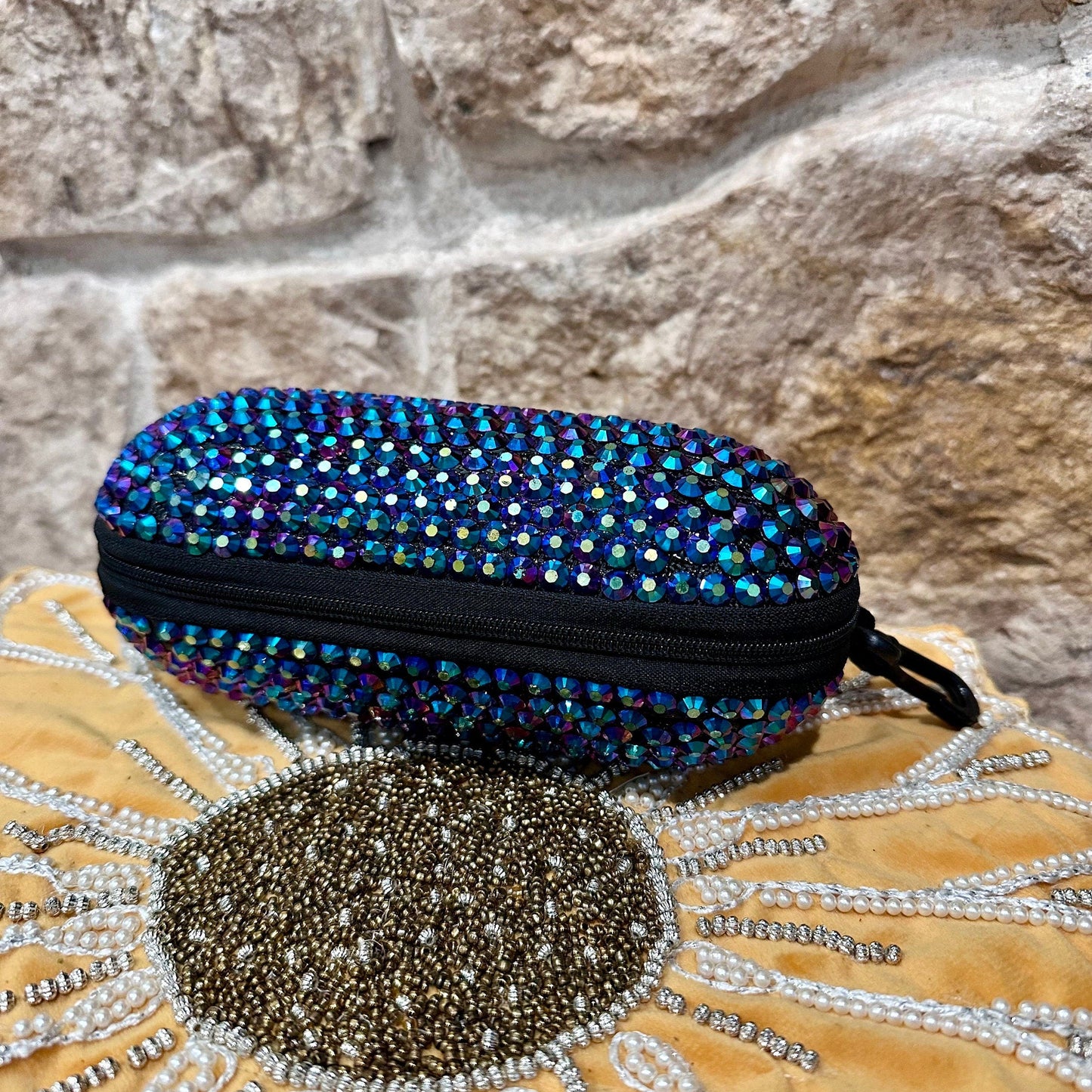 Embellished Sunglass Case