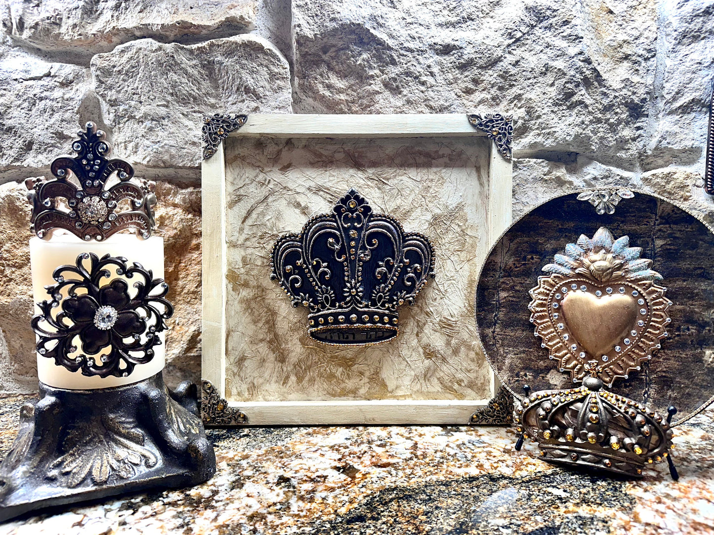 Framed Crown Picture