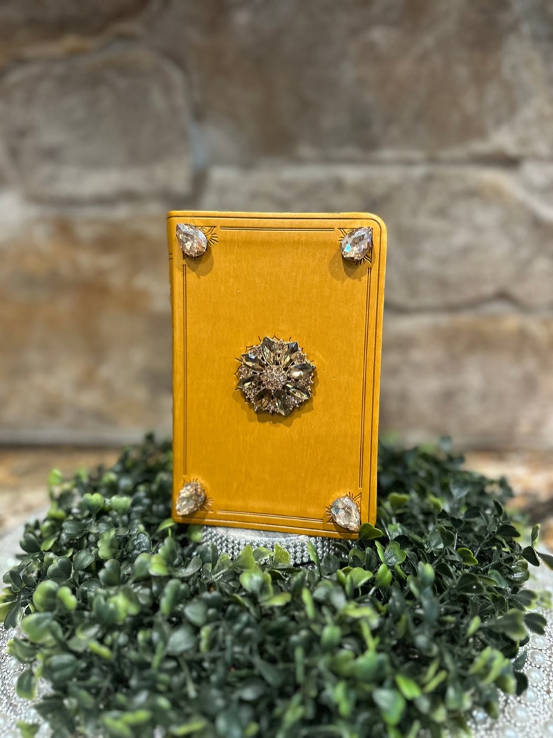 Bible with hand-embellished decorative cover
