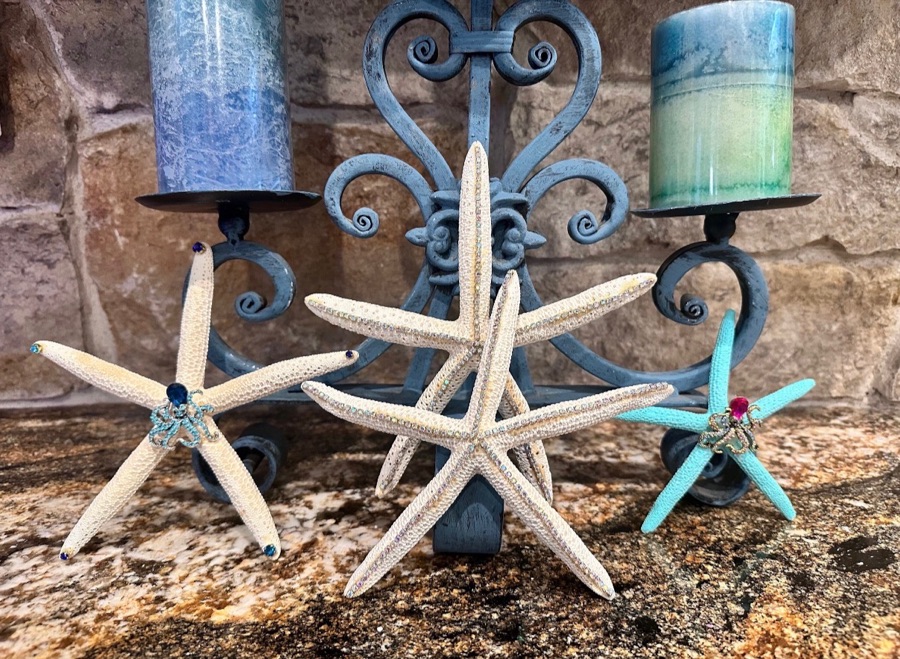 Embellished starfish