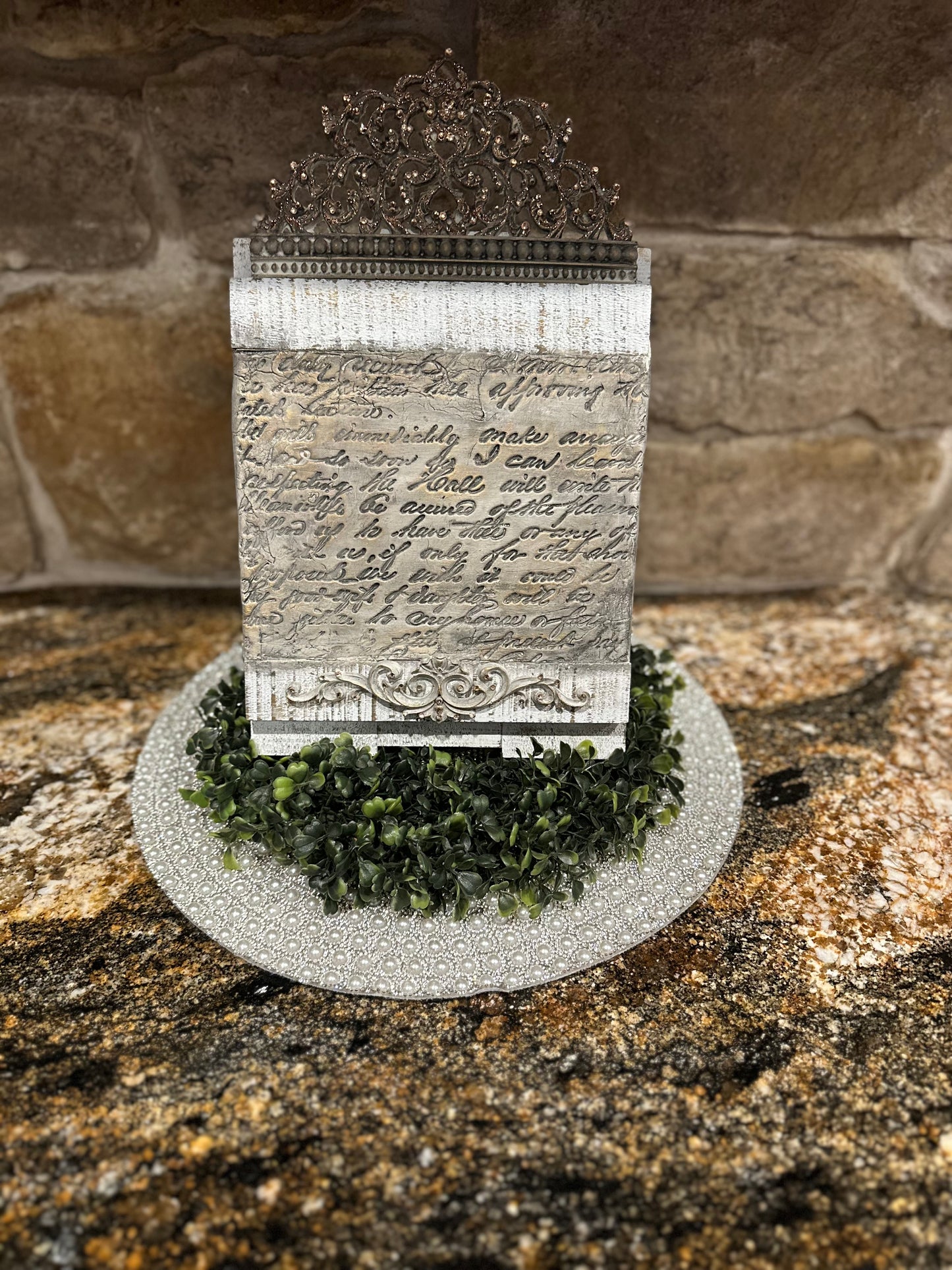 Old English Letter Decorative Plaque