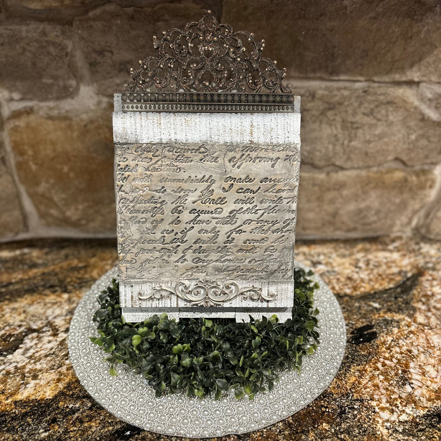 Old English Letter Decorative Plaque