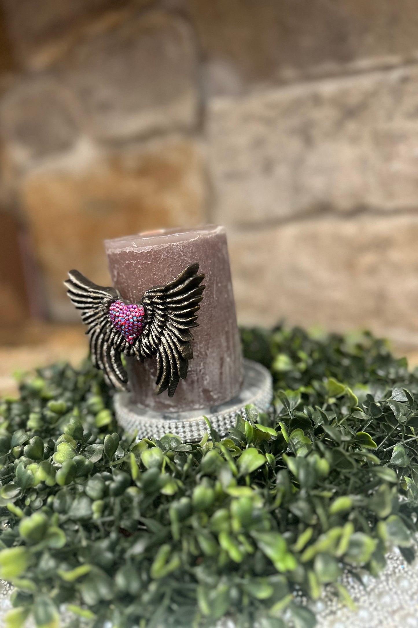 Heart Angel Wings Pin