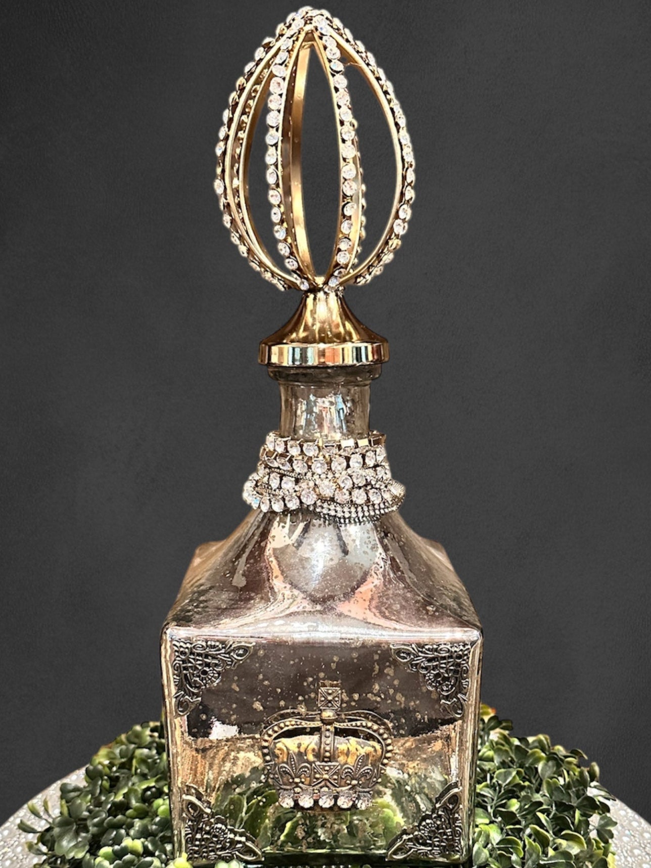 Mercury Glass Bottle