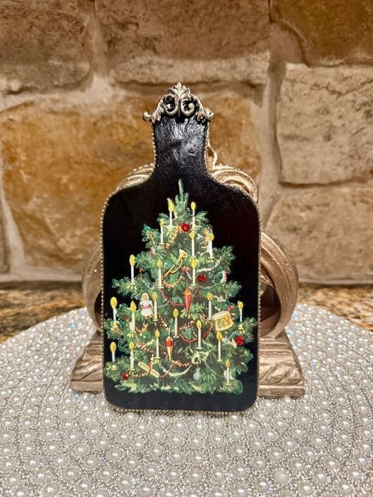 Christmas Tree Wooden Paddle
