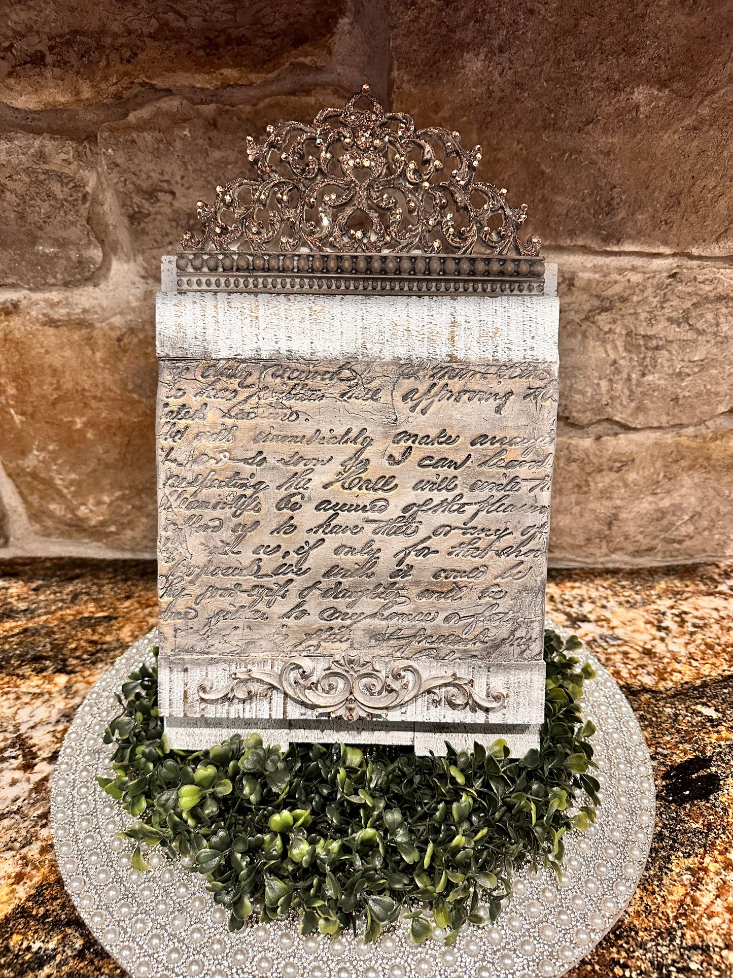 Old English Letter Decorative Plaque