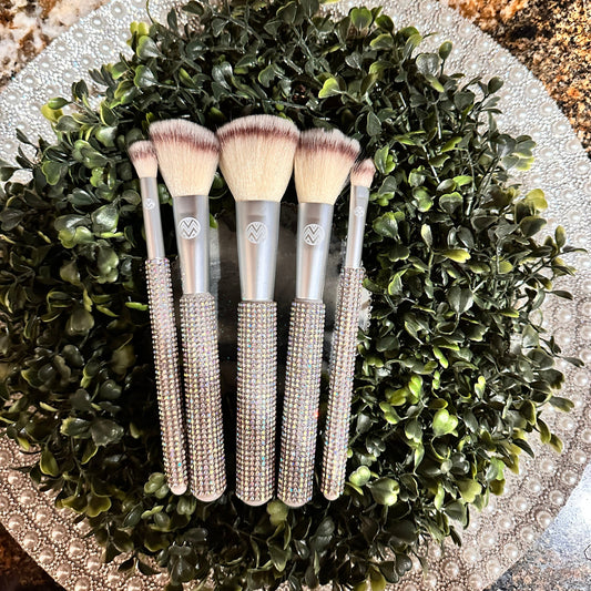 Rhinestone Makeup Brushes