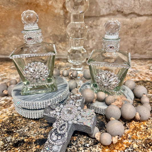Petite Embellished Crystal Bottle