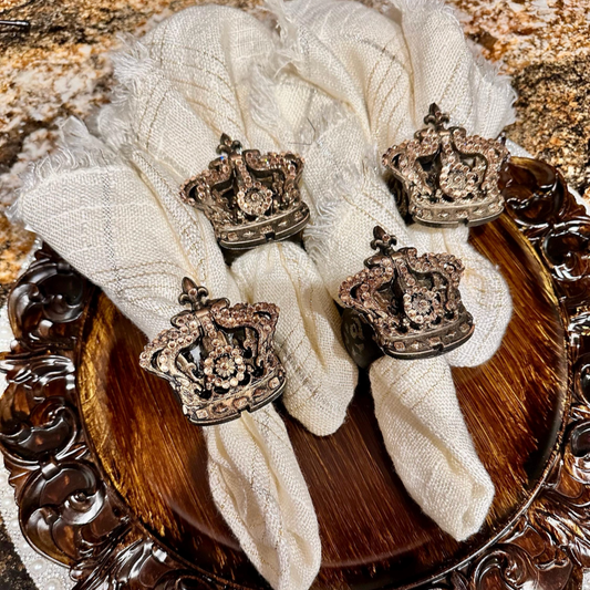 Crown Napkin Ring Holder