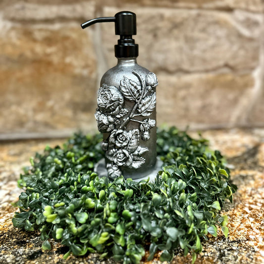 Rose Floral Soap Dispenser