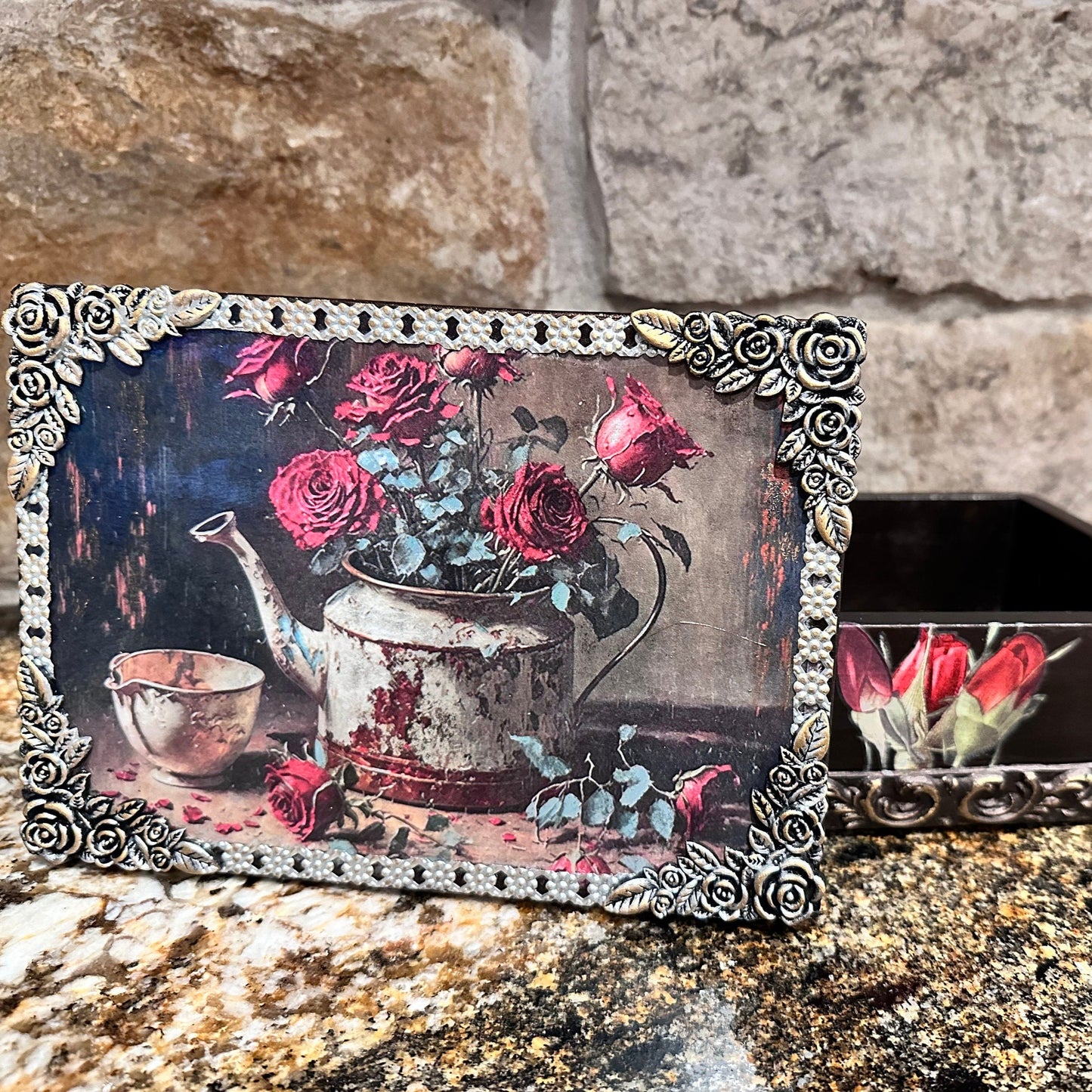 Wood Trinket Jewelry Box
