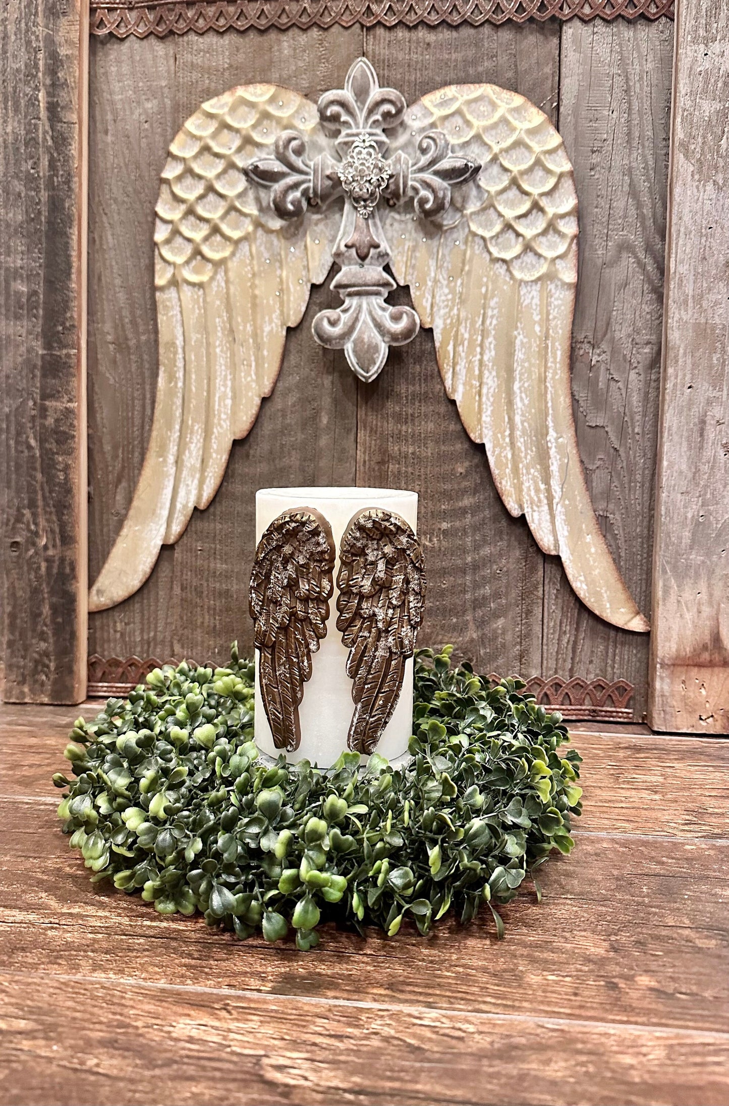 Angel wing candle pins, reusable, handmade, diy, unique gift, home decor, embellished