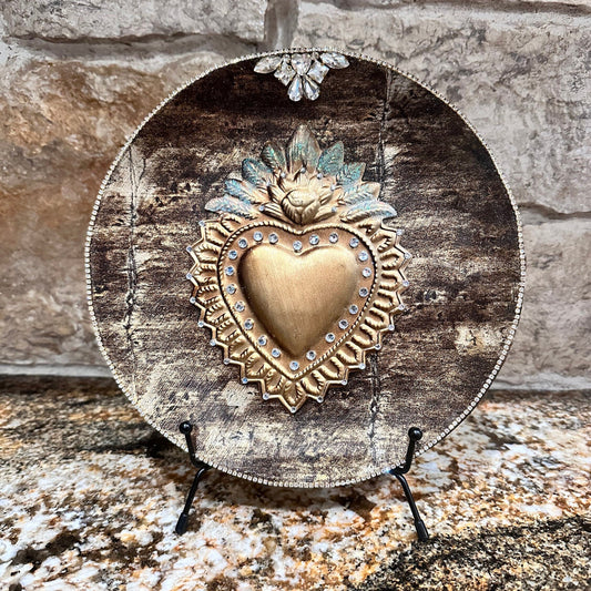 Flaming Heart Plate